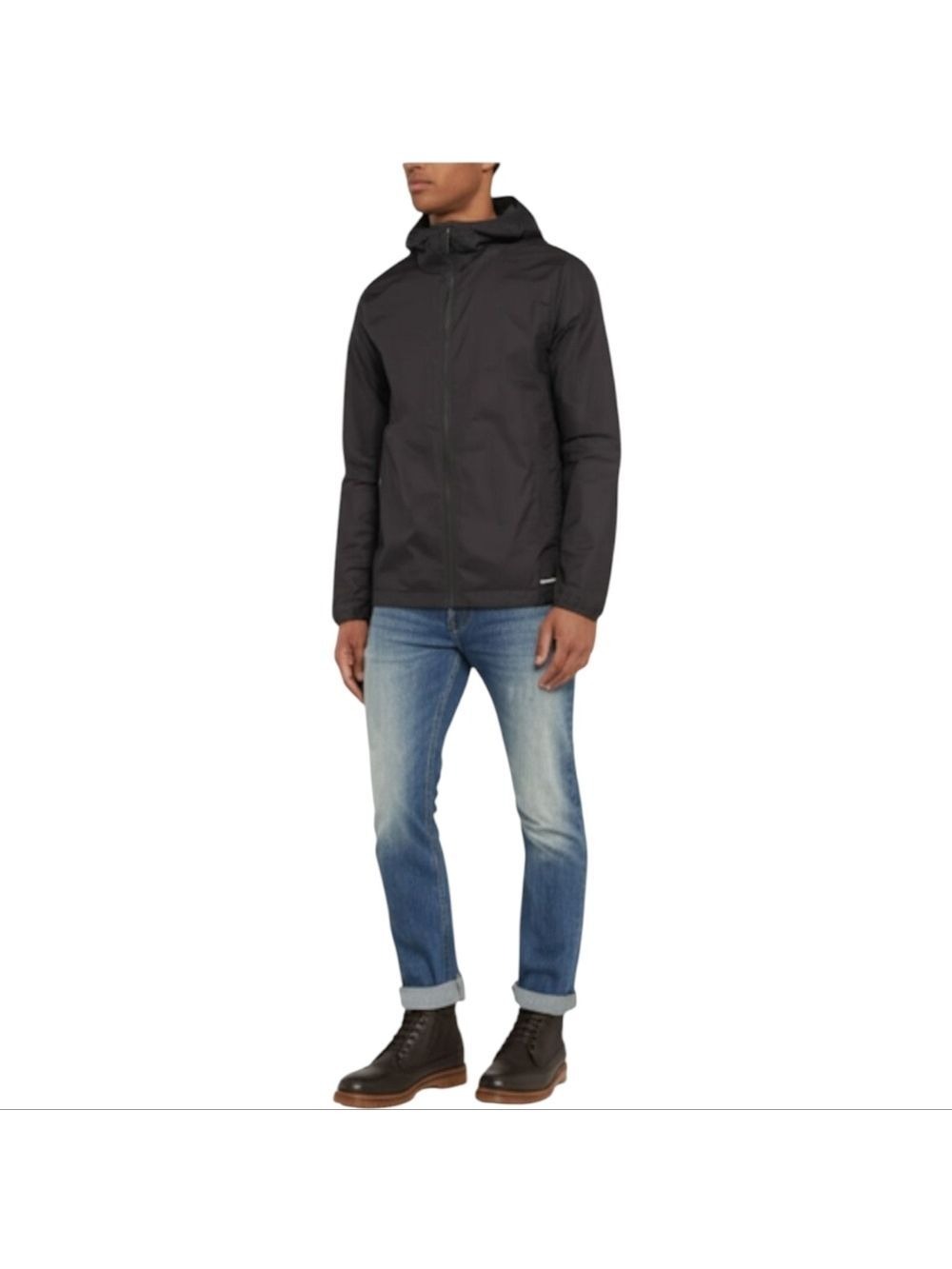 Mountain Warehouse Extreme Men's Black Windbreaker Jacket Size Medium Outdoors